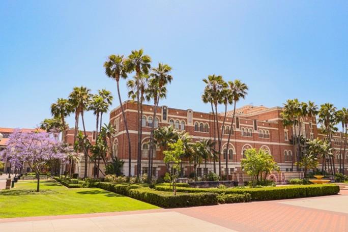 building with tall trees surrounding 